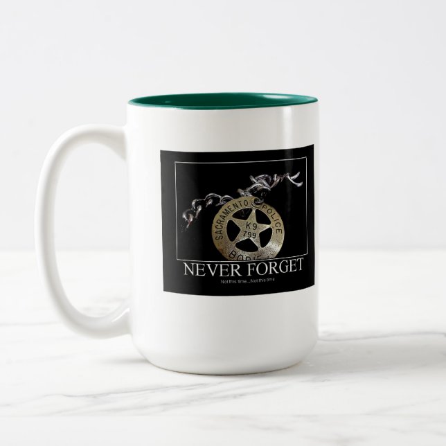 Tasse 2 Couleurs N'oubliez jamais (Gauche)