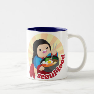 Tasse 2 Couleurs Nourriture de Séoul