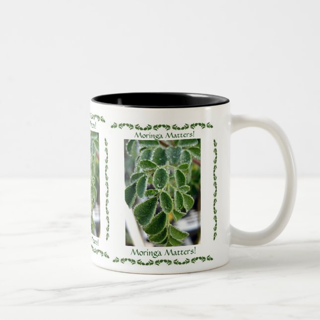 Tasse 2 Couleurs Nous aimons Moringa ! (Droit)