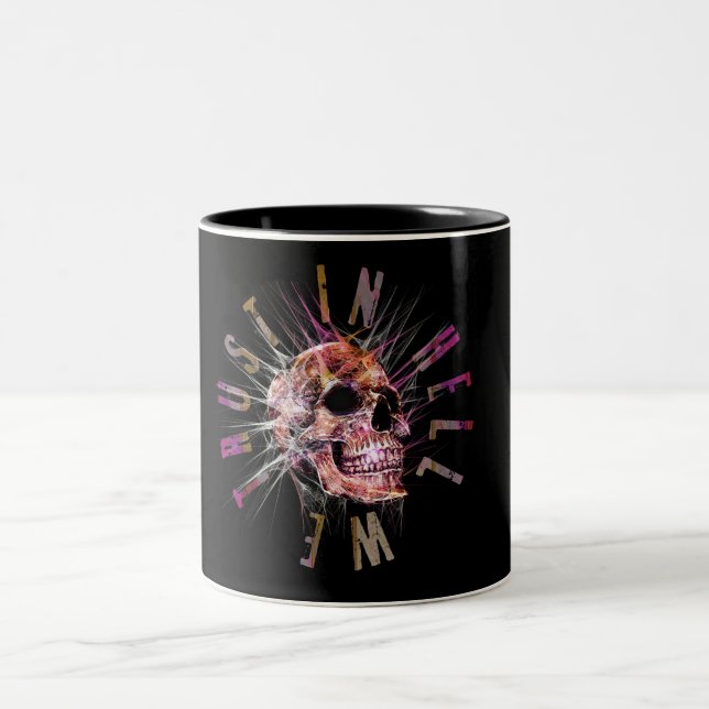 TASSE 2 COULEURS NOUS AVONS CONFIANCE EN L'ENFER (Centre)