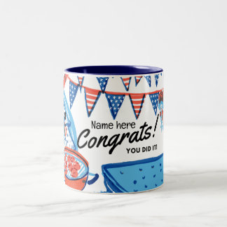 Tasse 2 Couleurs Nouveau cadeau citoyen - American Patriotic USA