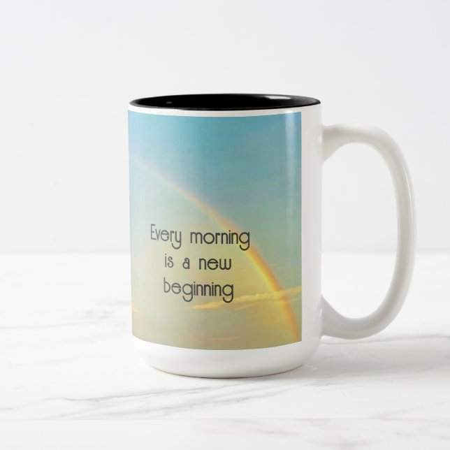 Tasse 2 Couleurs Nouveau début (Droit)