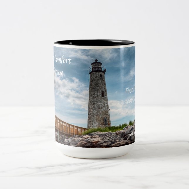 Tasse 2 Couleurs Nouveau phare Comfort Point - Mobjack Bay (Centre)