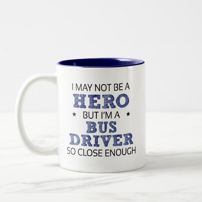 Tasse 2 Couleurs Nouveauté du conducteur de bus (Gauche)