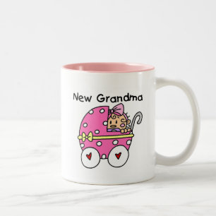 Tasse 2 Couleurs Nouveaux T-shirts et cadeaux de grand-maman de
