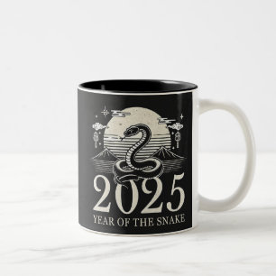 Tasse 2 Couleurs Nouvel An lunaire 2025 Année du serpent