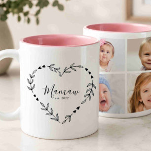 Tasse 2 Couleurs Nouvelle année de Mawmaw établie en collage de qua