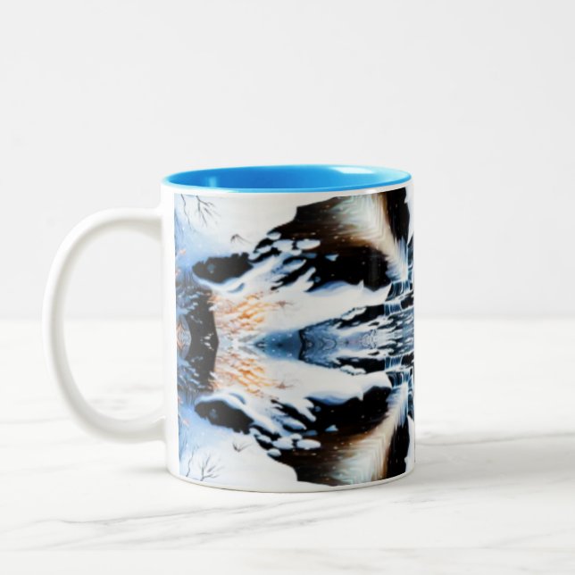 Tasse 2 Couleurs Nouvelle architecture sur glace (Gauche)