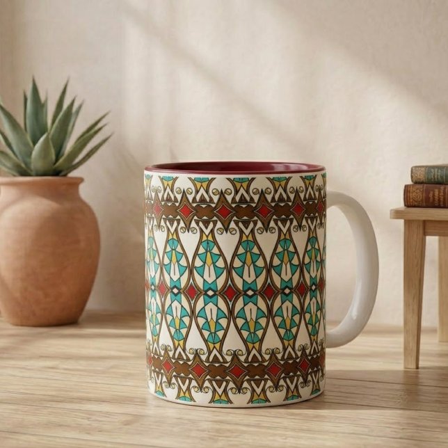 Tasse 2 Couleurs Nouvelle Desert Flower (Créateur téléchargé)