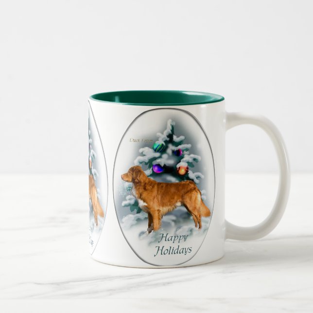 Tasse 2 Couleurs Nouvelle-Écosse Dons de Noël pour l'amarrage de ca (Droit)