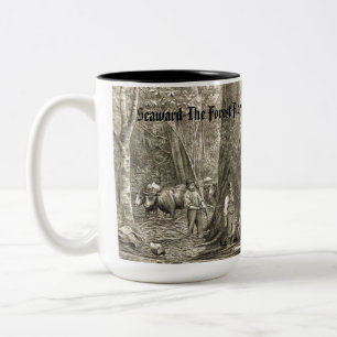 Tasse 2 Couleurs "Nouvelle-Zélande Vintage Logging"