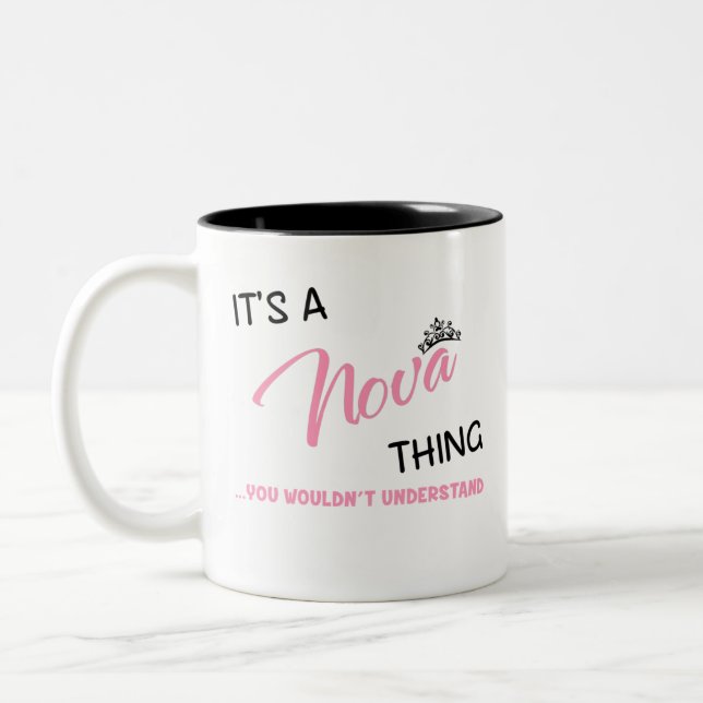 Tasse 2 Couleurs Nova pense que tu ne comprendrais pas le nom (Gauche)