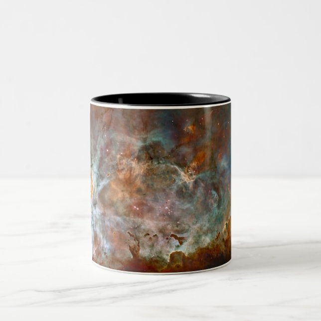 Tasse 2 Couleurs Nuages sombres de Carina Nebula Hubble Space (Centre)