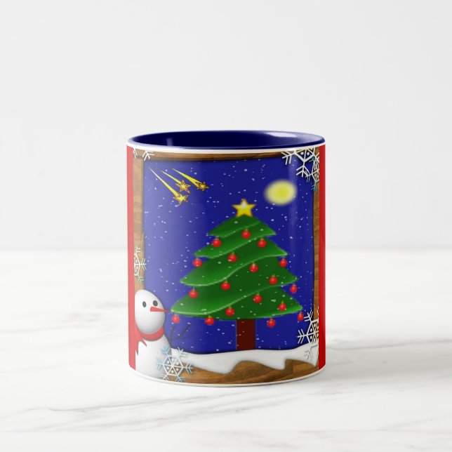 Tasse 2 Couleurs Nuit de Noël (Centre)