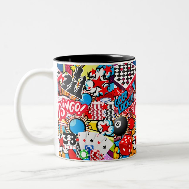 Tasse 2 Couleurs Nuit du jeu (Gauche)