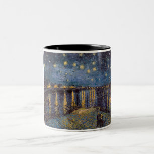 Tasse 2 Couleurs Nuit étoilée sur le Rhône par Vincent Van Gogh