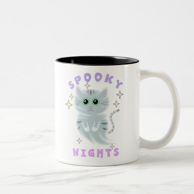 TASSE 2 COULEURS NUITS EFFRAYANTES (Droit)
