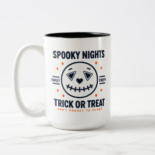 Tasse 2 Couleurs Nuits effrayantes Halloween Trick or Treat