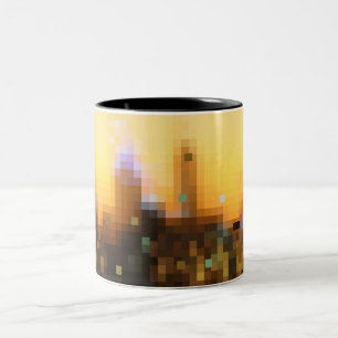 Tasse 2 Couleurs nuits lumineuses grande ville