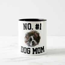 Numéro 1 chien Maman Fête des Mères Amoureux des A