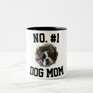 Tasse 2 Couleurs Numéro 1 chien Maman Fête des Mères Amoureux des A