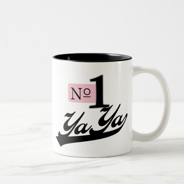 Tasse 2 Couleurs Numéro un YaYa (Droit)
