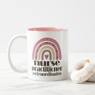 Tasse 2 Couleurs Nurse Practitioner Appreciation rainbow
