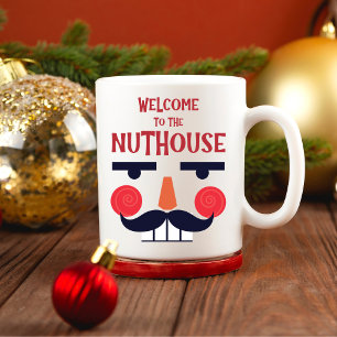 Tasse 2 Couleurs Nuthouse Funny Noël Vacances Stocker Stuffer