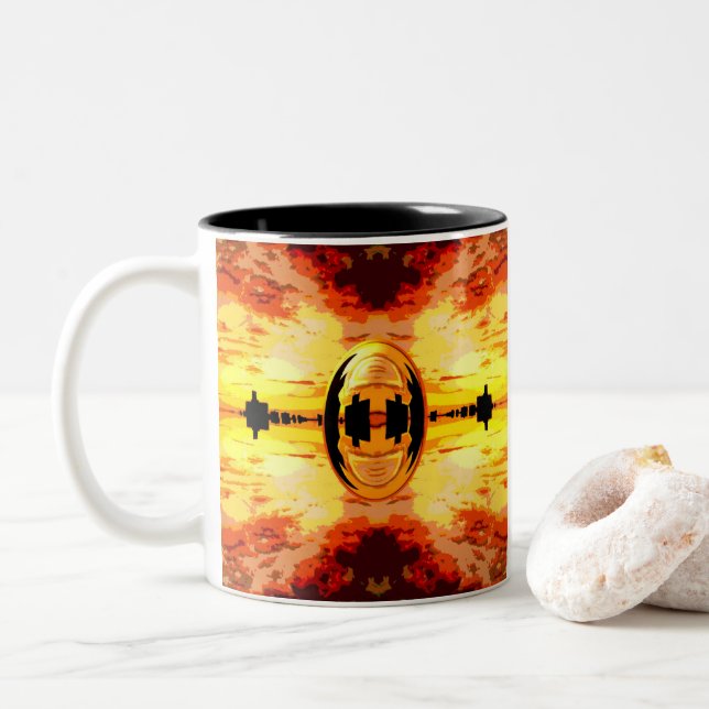 Tasse 2 Couleurs NYCHorizon (Avec donut)