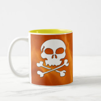 TASSE 2 COULEURS OBJETS SKULL