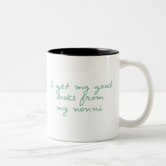 Tasse 2 Couleurs Obtenez mes regards de Nonni