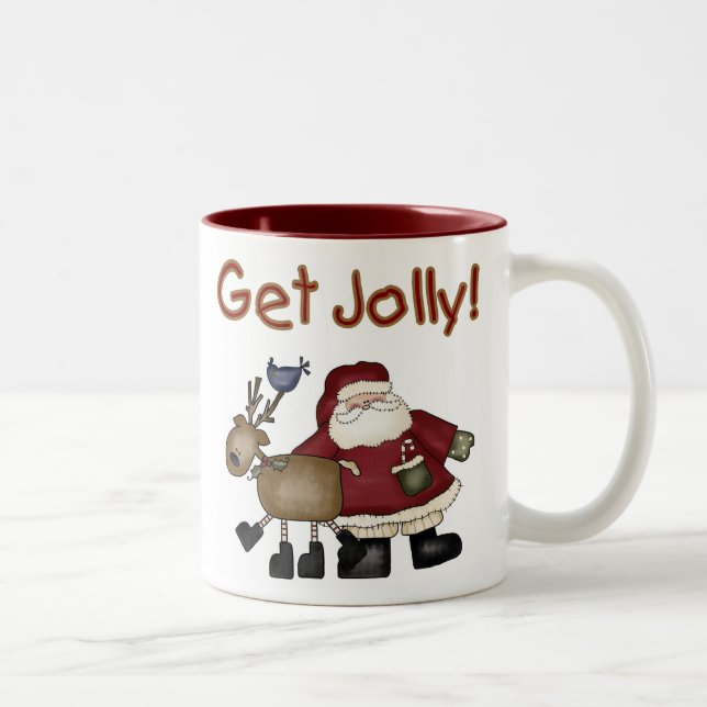 Tasse 2 Couleurs Obtenir Jolly (Droit)