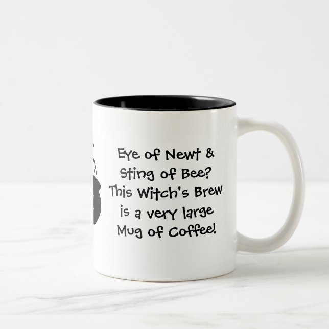Tasse 2 Couleurs Oeil de Newt.. La Sorcière... Café (Droit)