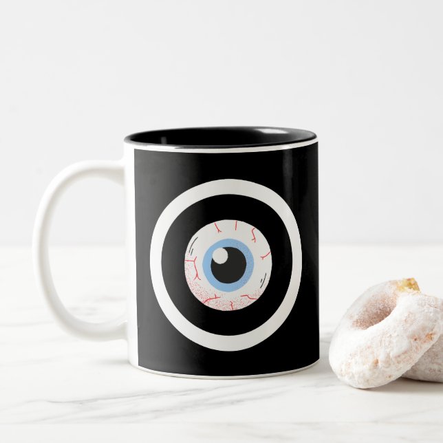 Tasse 2 Couleurs Oeil mal max Ultra (Avec donut)
