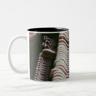 Tasse 2 Couleurs Œuvre d'art de piano cool
