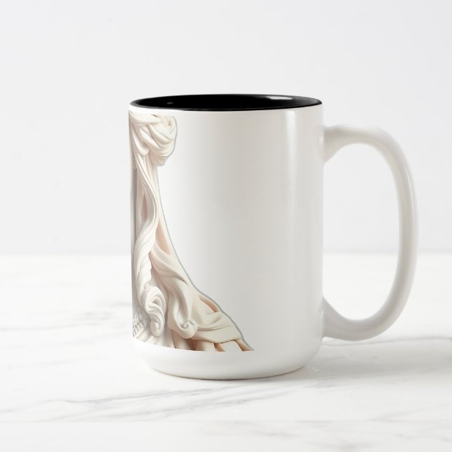Tasse 2 Couleurs Oeuvre de la statue de la déesse Pastel (Droit)