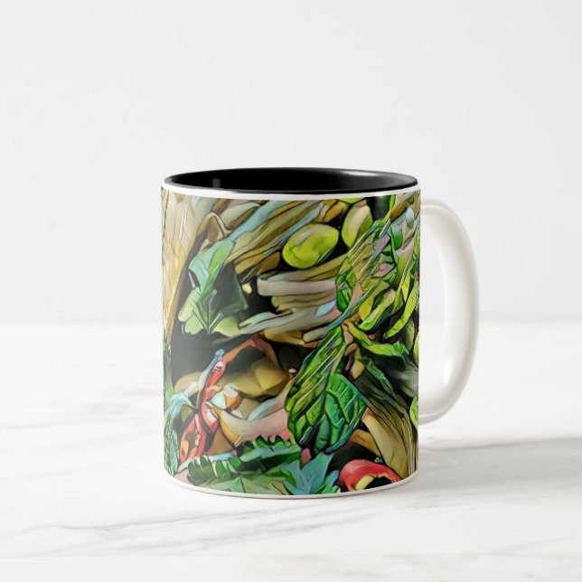 Tasse 2 Couleurs OEuvre de Ramen (Devant droit)