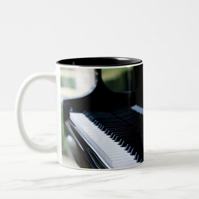 Tasse 2 Couleurs Oeuvre Piano Cute (Gauche)