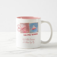 Offrez-vous un café à deux tons pour cochon volant