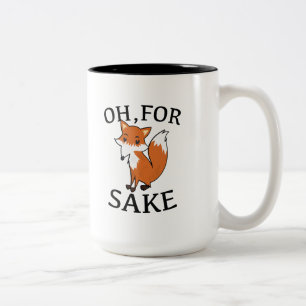 Tasse 2 Couleurs Oh, Pour Fox Sake