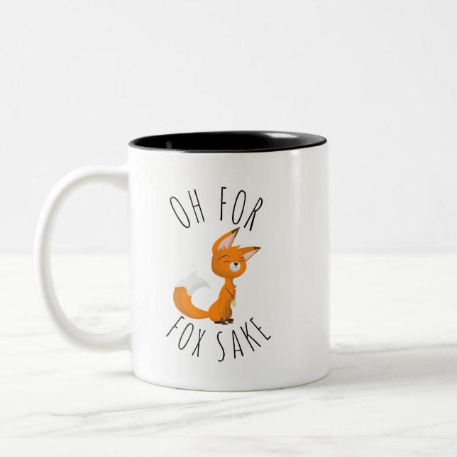 Tasse 2 Couleurs Oh pour l'amour du renard  (Gauche)