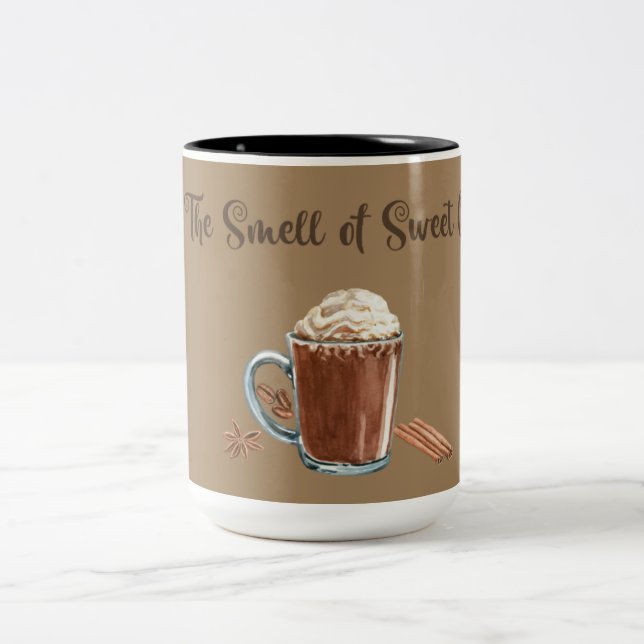 Tasse 2 Couleurs Ohh Ohh ODEUR DOUCE DE CAFÉ (Centre)