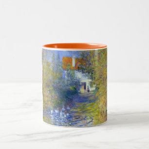 Tasse 2 Couleurs Oies dans The Creek, Claude Monet