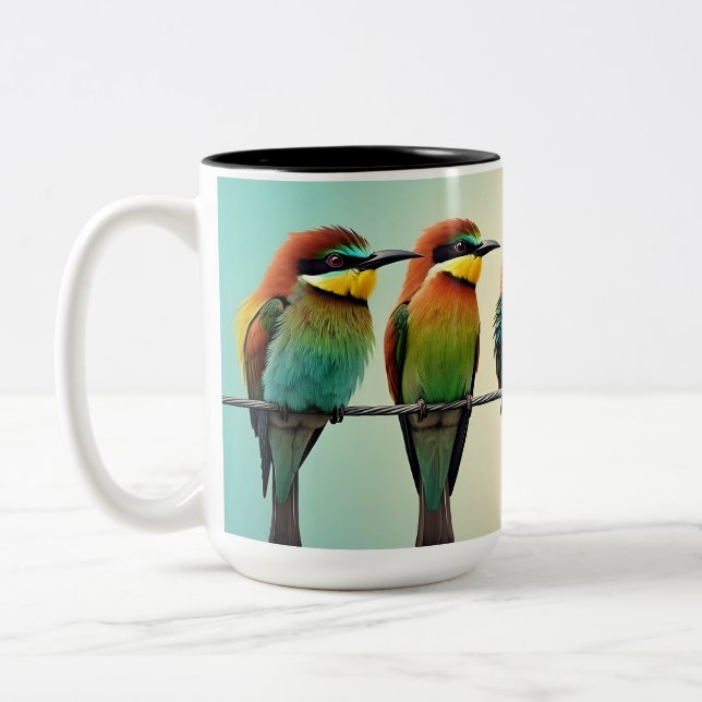 TASSE 2 COULEURS OISEAUX (Gauche)