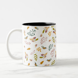 Tasse 2 Couleurs Oiseaux colorés