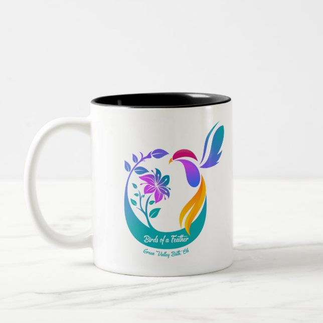 Tasse 2 Couleurs Oiseaux d'une plume (Gauche)