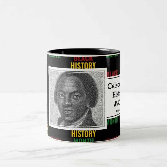 Tasse 2 Couleurs OLAUDAH EQUIANO Le Vrai | Mois de l'histoire des N (Centre)