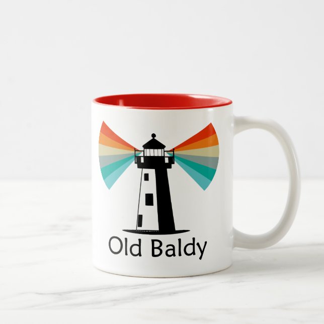 Tasse 2 Couleurs Old Baldy Lighthouse Rainbow (Droit)