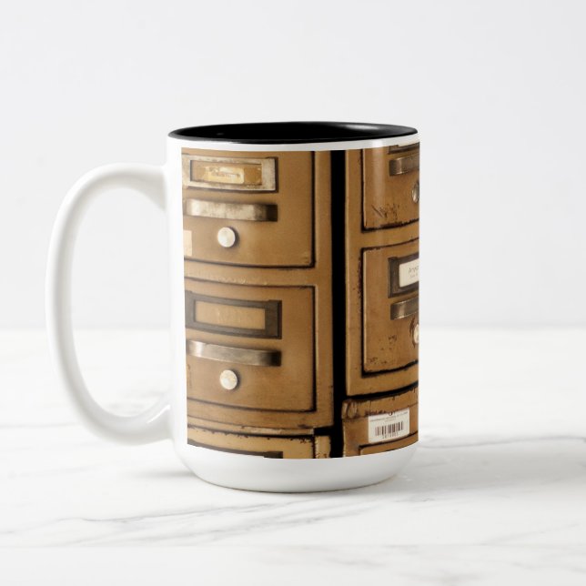 Tasse 2 Couleurs Old Disused Filing Cabinets (Gauche)