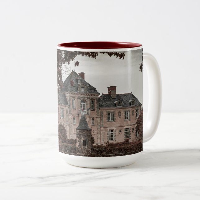 Tasse 2 Couleurs Old European Mansion (Devant droit)